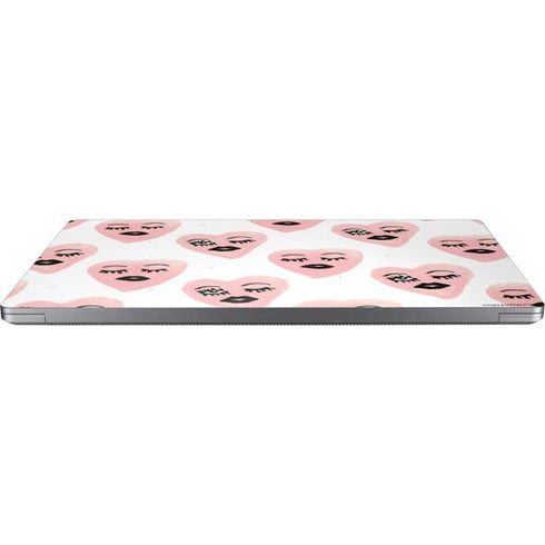 Bouffants and Broken Hearts Winking Hearts Universal Laptop 16in (13 x 9.4in) Skin